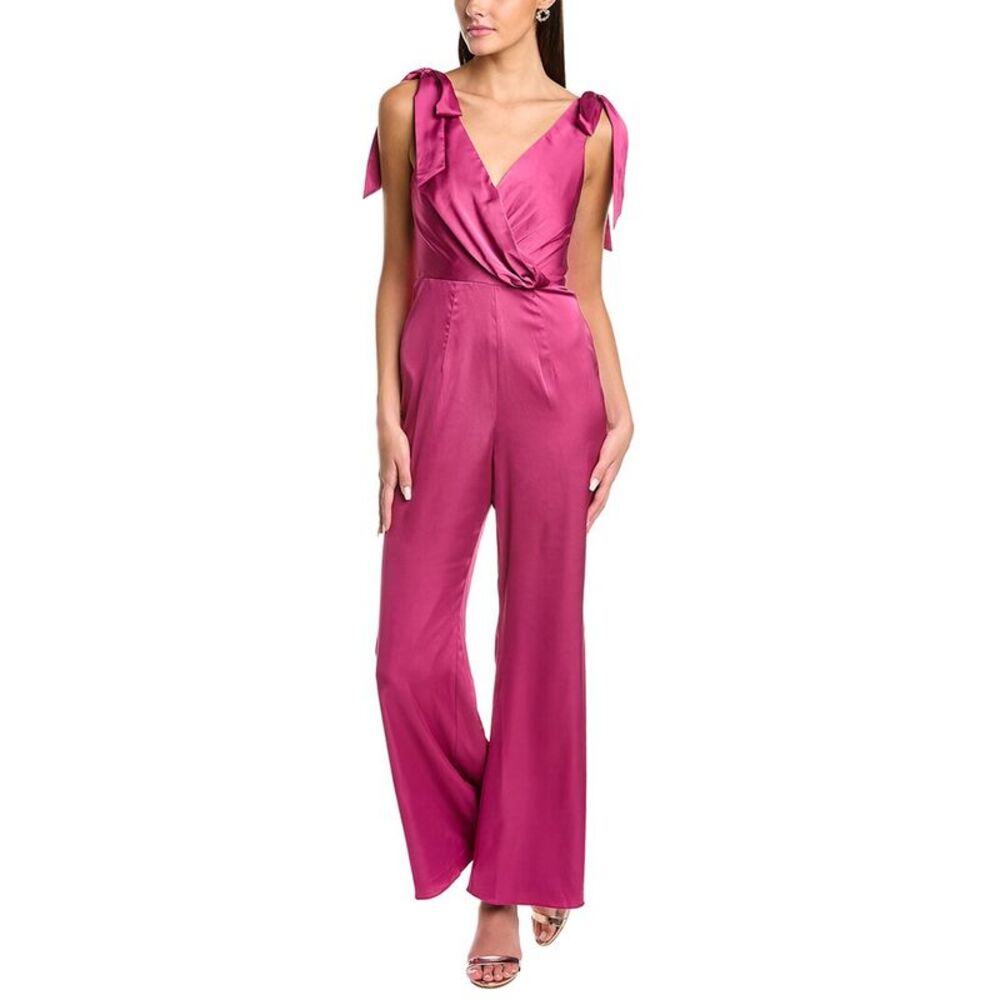 Black By Bariano Womens  Dolly Bow Jumpsuit, Pink